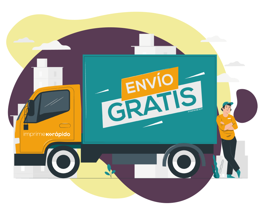 persona enviando pedido de imprimerapido al hogar